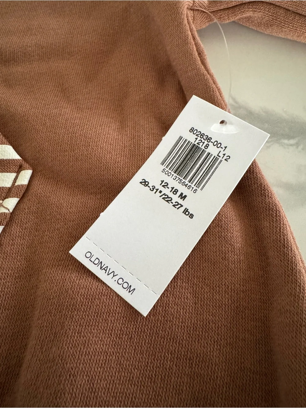 Old Navy Little Turkey One Piece Baby Romper 12-18M NEW